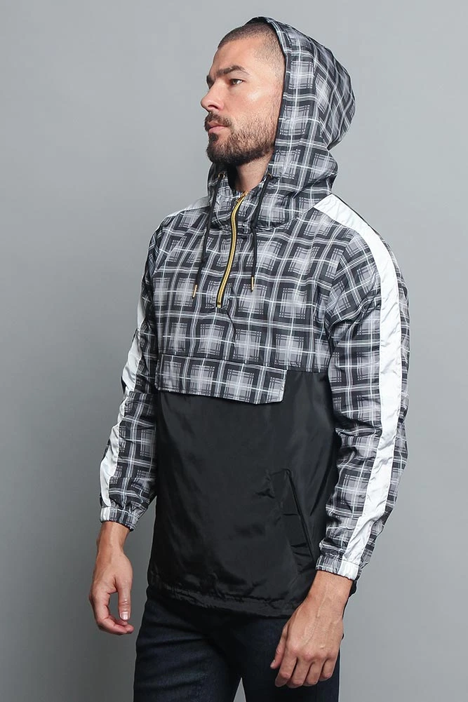 Plaid Anorak Windbreaker Jacket 15 Plaid Anorak Windbreaker Jacket - Image 13