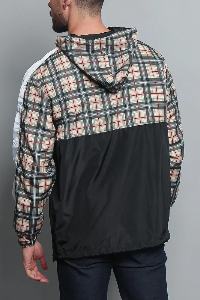 Plaid Anorak Windbreaker Jacket 19 Plaid Anorak Windbreaker Jacket - Image 17