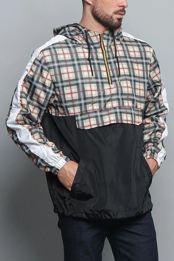 Plaid Anorak Windbreaker Jacket 20 Plaid Anorak Windbreaker Jacket - Image 18