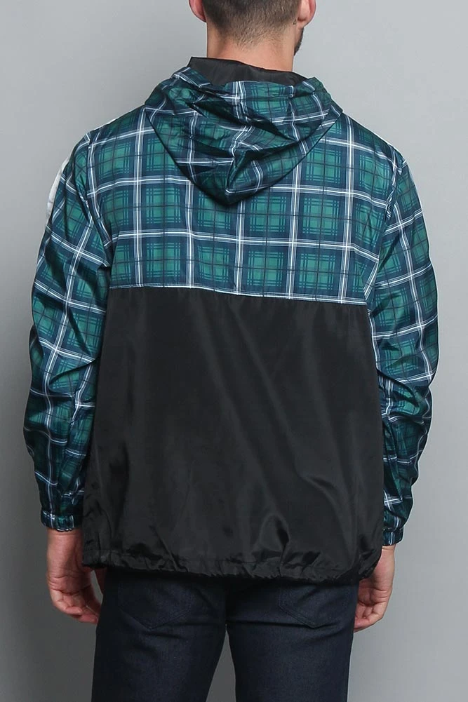 Plaid Anorak Windbreaker Jacket 5 Plaid Anorak Windbreaker Jacket - Image 3