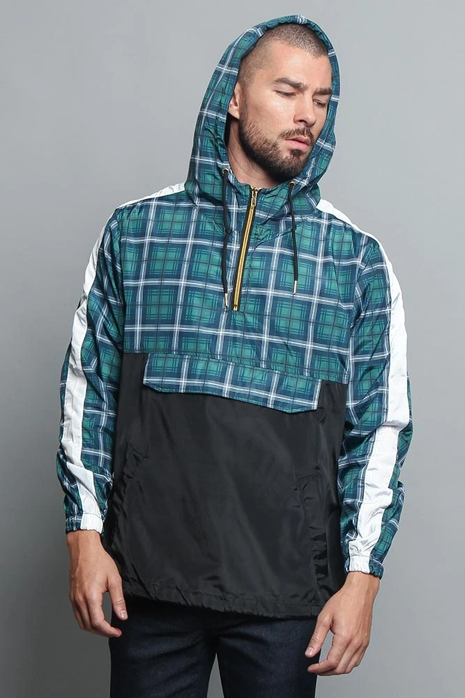 Plaid Anorak Windbreaker Jacket 7 Plaid Anorak Windbreaker Jacket - Image 5