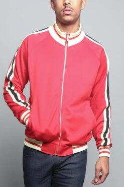 G Track Jacket -Victorious JK5014 RED 1