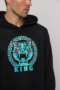 Iridescent Tiger Hoodie -Victorious JK5027 BLK 6