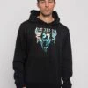 Iridescent Bull Hoodie -Victorious JK5032 BLK 1