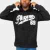 Playerz 69 Chenille Patch Fleece Sweater 2 Playerz 69 Chenille Patch Fleece Sweater -Victorious JK5050 BLK 1