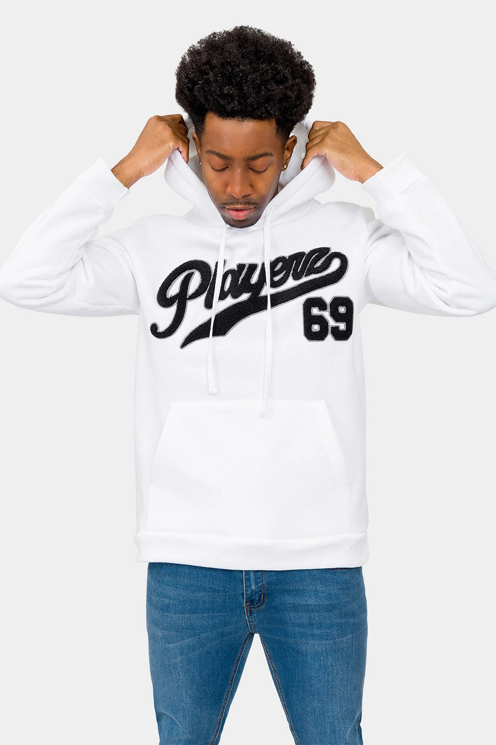 Playerz 69 Chenille Patch Fleece Sweater 8 Playerz 69 Chenille Patch Fleece Sweater - Image 6