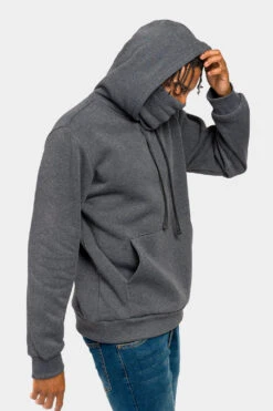 Essential Fleece Mask Hoodie -Victorious JK5053 CHC 5