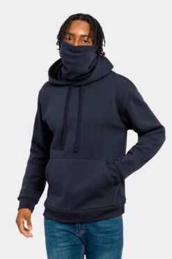 Essential Fleece Mask Hoodie -Victorious JK5053 NVY 1