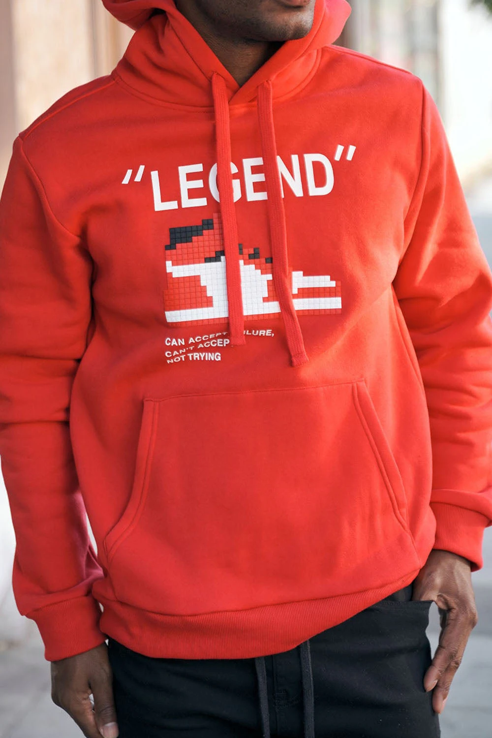 Legend Pixel Shoe Fleece Hoodie 8 Legend Pixel Shoe Fleece Hoodie - Image 6