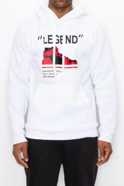 Legend Pixel Shoe Fleece Hoodie 24 Legend Pixel Shoe Fleece Hoodie -Victorious JK5054 WHITE 1