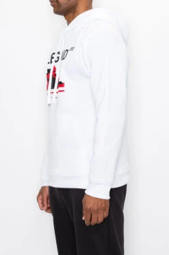 Legend Pixel Shoe Fleece Hoodie 25 Legend Pixel Shoe Fleece Hoodie -Victorious JK5054 WHITE 2