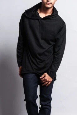 Long Length Fishtail Pullover Hoodie -Victorious JK700 9