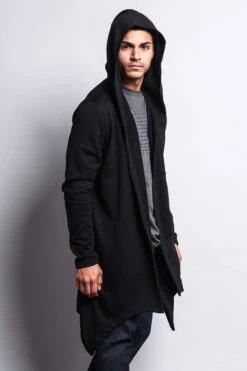 Long Length Drape Cape Cardigan Hoodie -Victorious JK701 8