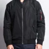 Men's Lightweight Bomber Flight Jacket 1 Men's Lightweight Bomber Flight Jacket -Victorious JK704 BLK 1 43ecf693 2cda 4f98 8545 3003f42d047d