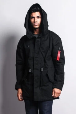 MA-1 Bomber Style Anorak Jacket 20 MA-1 Bomber Style Anorak Jacket -Victorious JK715 BLK 4