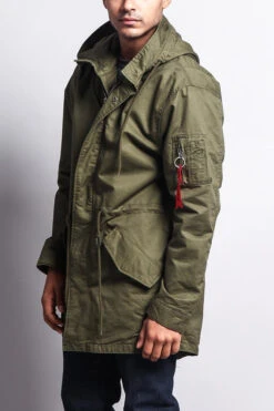 MA-1 Bomber Style Anorak Jacket 24 MA-1 Bomber Style Anorak Jacket -Victorious JK715 OLV 2