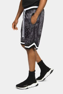 Pro Bandana Paisley Basketball Shorts -Victorious JS17 BLN 2
