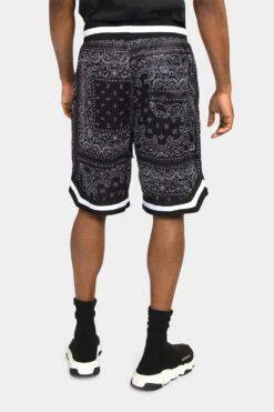 Pro Bandana Paisley Basketball Shorts -Victorious JS17 BLN 3