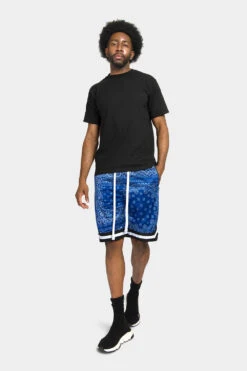 Pro Bandana Paisley Basketball Shorts -Victorious JS17 RBN 5