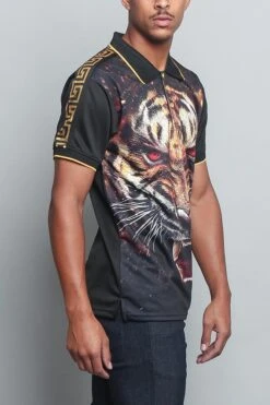 King Sublimation Polo Shirt 10 King Sublimation Polo Shirt -Victorious PQ7300 BLK 4