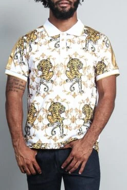 Lux Tiger Polo 21 Lux Tiger Polo -Victorious PQ7301 WGD 5