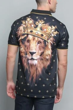 Lion King Polo 19 Lion King Polo -Victorious PQ7304 BLK 3
