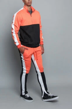 Tri-Colored Track Suit Set -Victorious ST5010 523 ORG 4