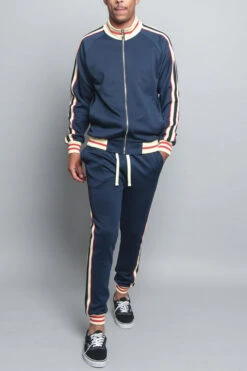 G Track Suit Set -Victorious ST5014 577 NVY 1