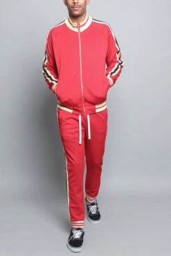 G Track Suit Set -Victorious ST5014 577 RED 1