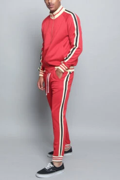 G Track Suit Set -Victorious ST5014 577 RED 2