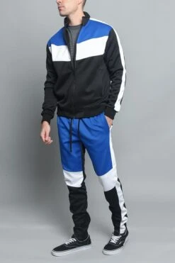 Tri Color Blocked Track Suit -Victorious ST553 RBL 2