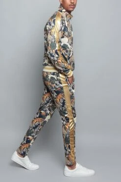 Royal Floral Tiger Track Suit -Victorious ST559 OFF 4