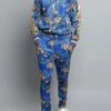 Royal Floral Tiger Track Suit -Victorious ST559 RBL 1