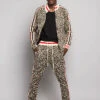 Leopard Track Suit Set -Victorious ST567 BRN 1