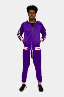 G Track Suit Set -Victorious ST575 PUR 1