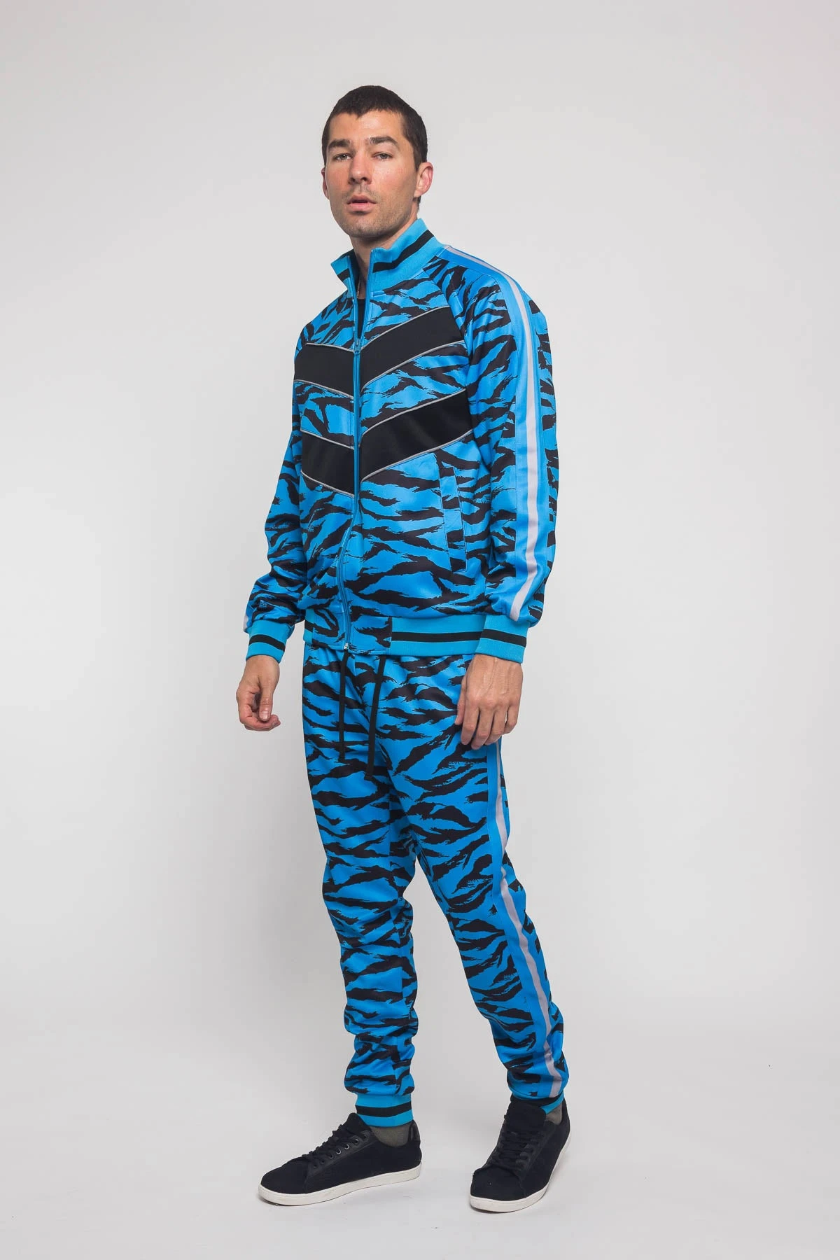 Reflective Tape Tiger Stripe Tracksuit 4 Reflective Tape Tiger Stripe Tracksuit - Image 2
