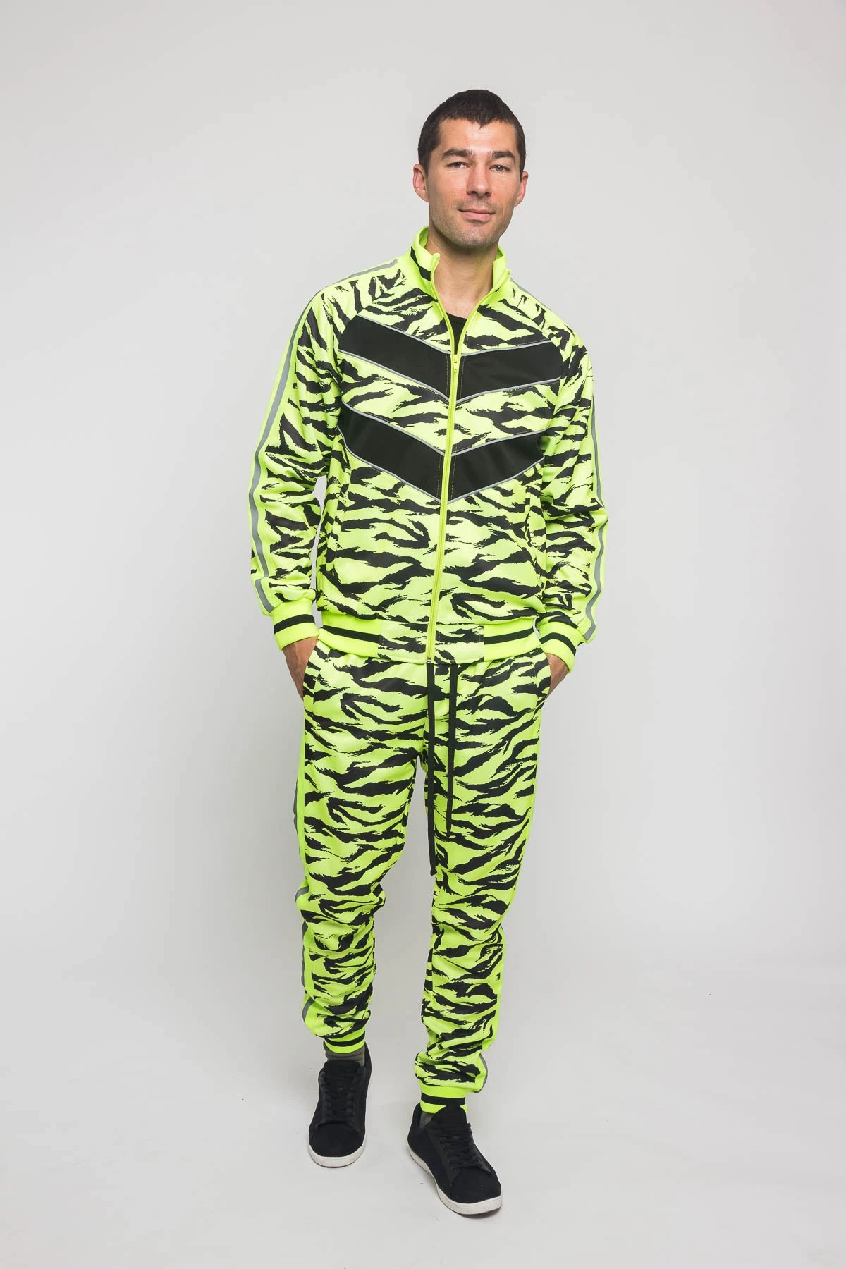 Reflective Tape Tiger Stripe Tracksuit 9 Reflective Tape Tiger Stripe Tracksuit - Image 7