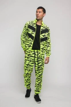 Reflective Tape Tiger Stripe Tracksuit 32 Reflective Tape Tiger Stripe Tracksuit -Victorious ST576 NGN 5