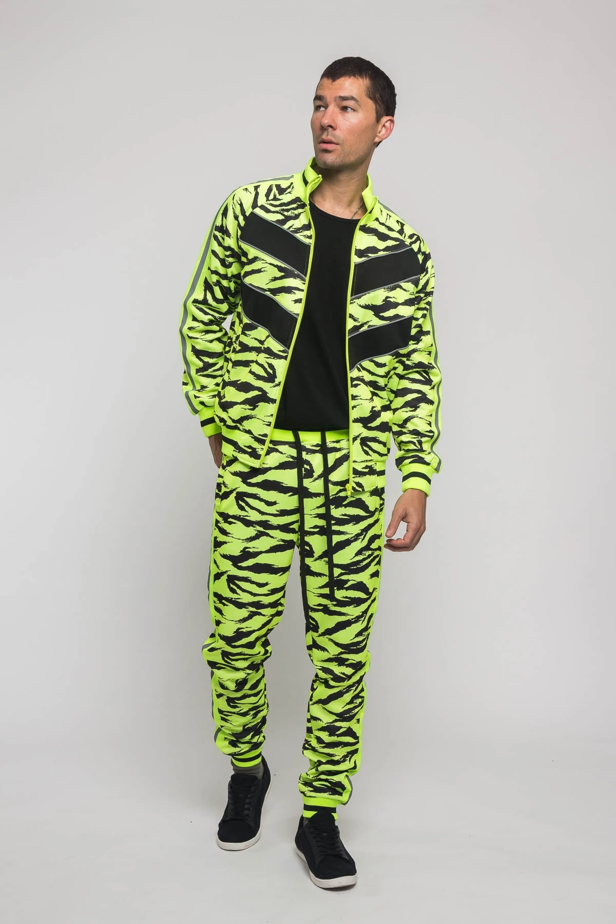 Reflective Tape Tiger Stripe Tracksuit 13 Reflective Tape Tiger Stripe Tracksuit - Image 11