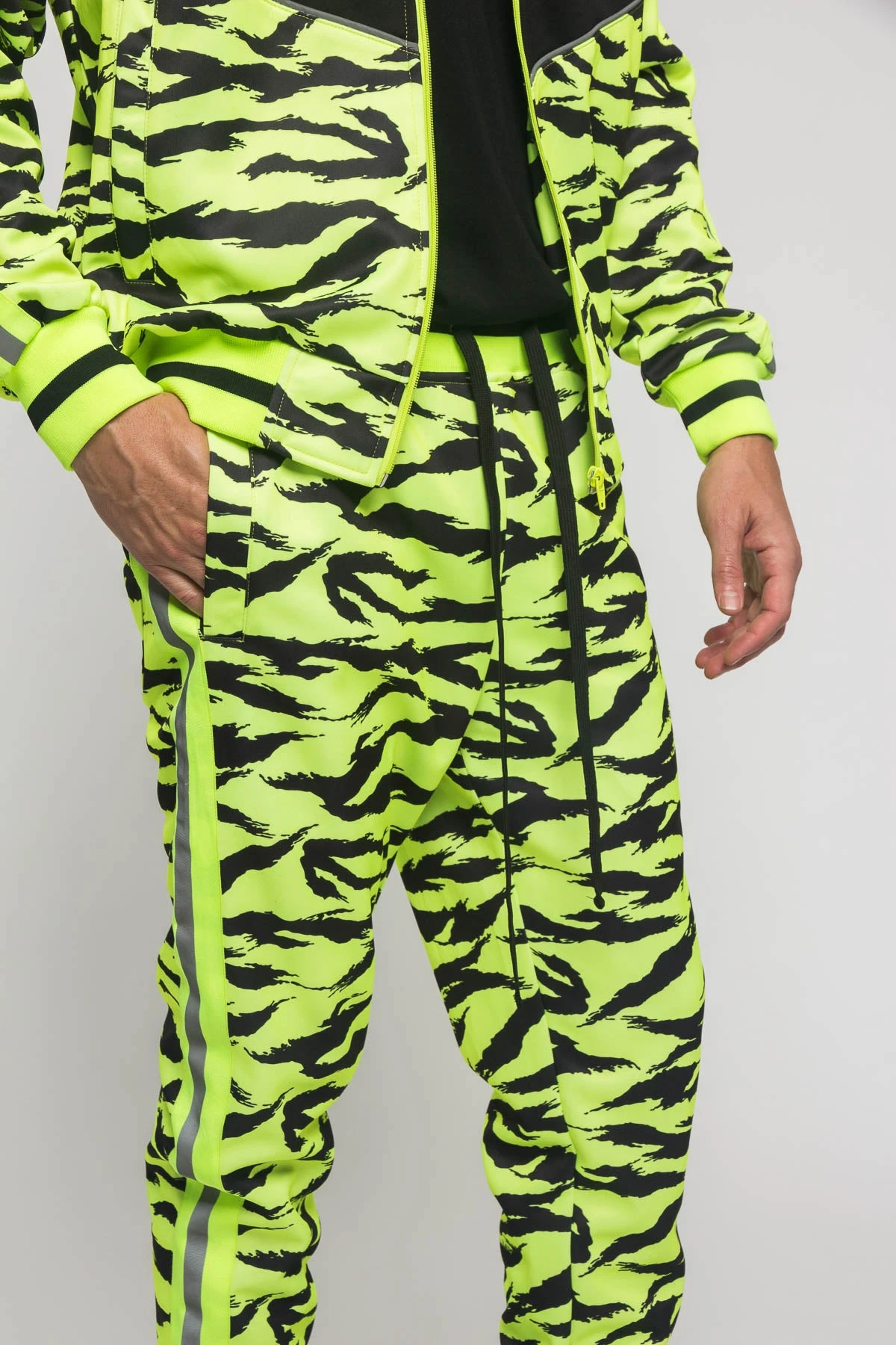 Reflective Tape Tiger Stripe Tracksuit 14 Reflective Tape Tiger Stripe Tracksuit - Image 12