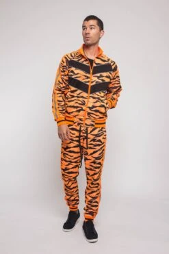 Reflective Tape Tiger Stripe Tracksuit 34 Reflective Tape Tiger Stripe Tracksuit -Victorious ST576 NOR 1