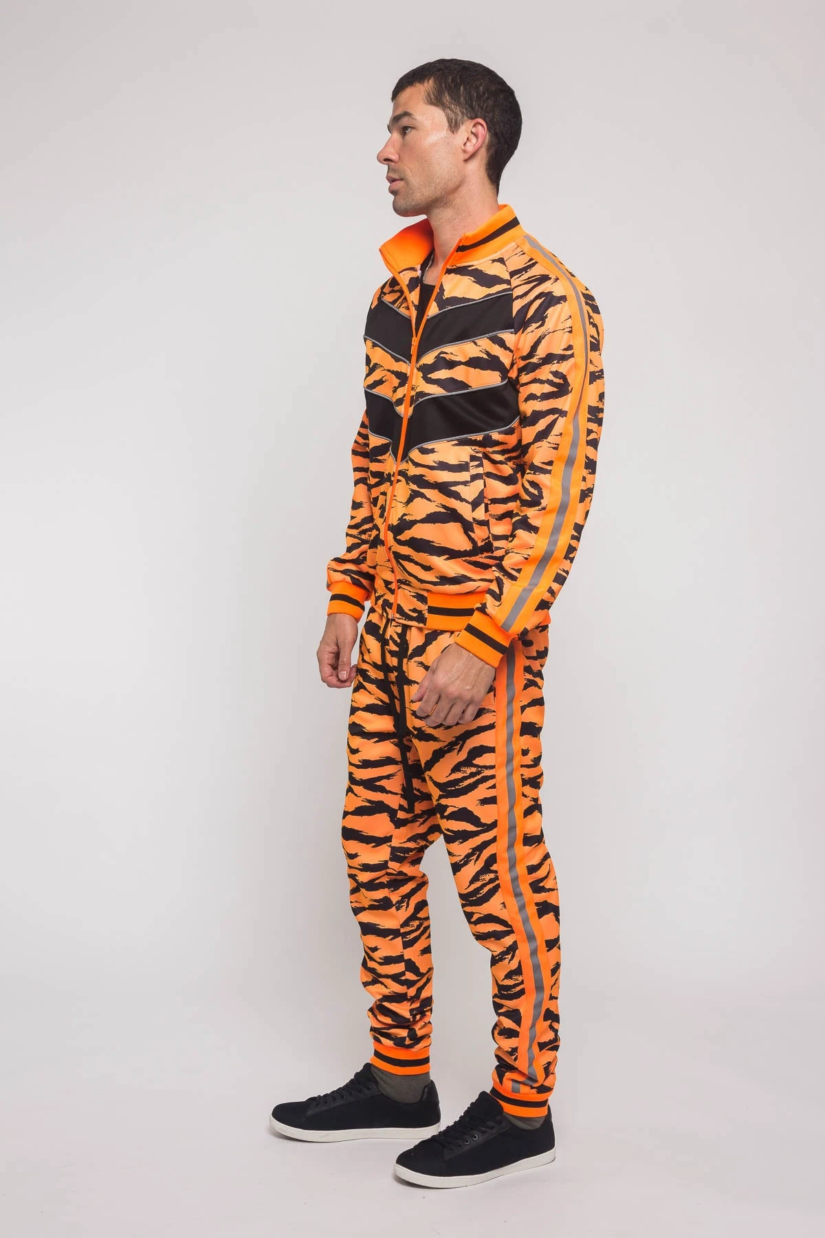Reflective Tape Tiger Stripe Tracksuit 16 Reflective Tape Tiger Stripe Tracksuit - Image 14