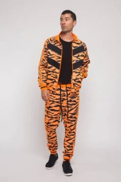 Reflective Tape Tiger Stripe Tracksuit 38 Reflective Tape Tiger Stripe Tracksuit -Victorious ST576 NOR 5