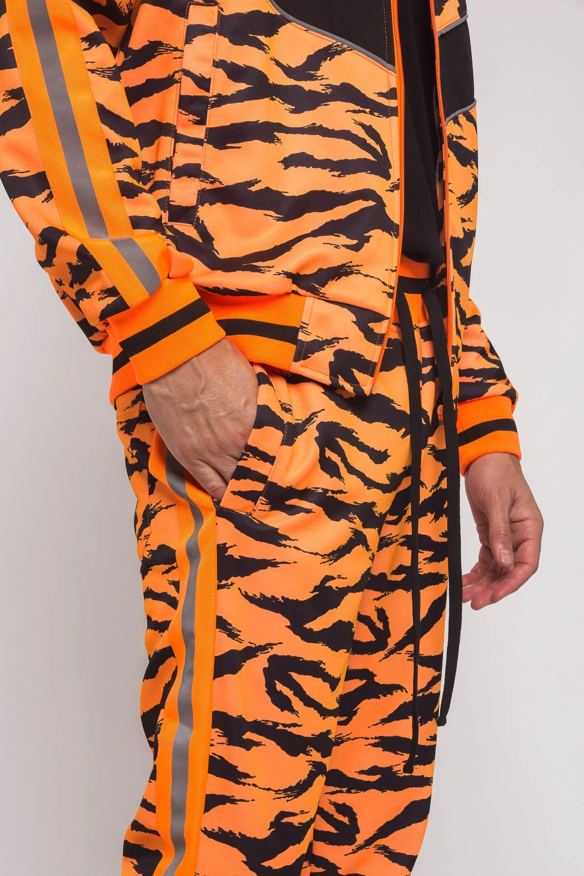 Reflective Tape Tiger Stripe Tracksuit 20 Reflective Tape Tiger Stripe Tracksuit - Image 18
