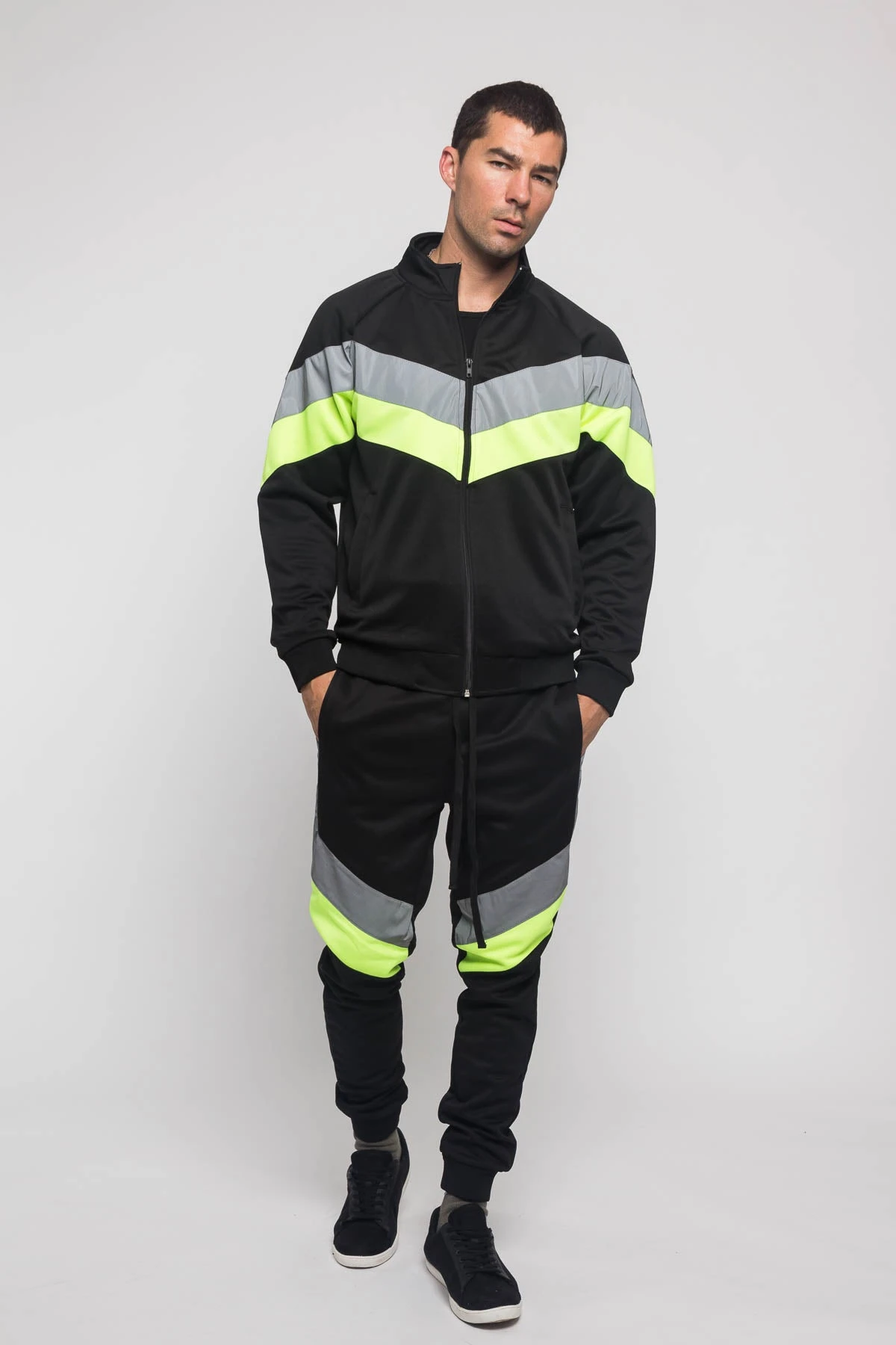 Reflective Neon Tracksuit 4 Reflective Neon Tracksuit - Image 2