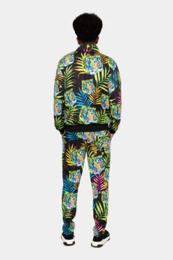 Bright Floral Tracksuit 24 Bright Floral Tracksuit -Victorious ST802 BLK 4