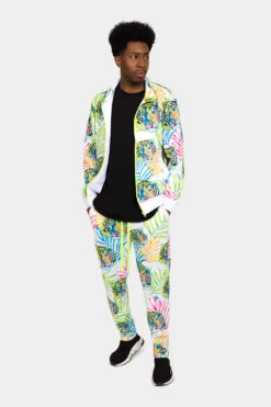 Bright Floral Tracksuit 29 Bright Floral Tracksuit -Victorious ST802 WHT 1