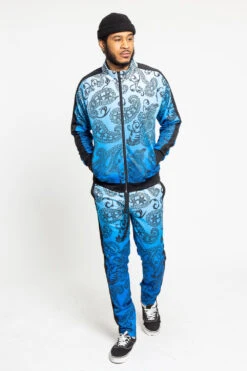 Paisley Gradient Ombre Track Suit Set