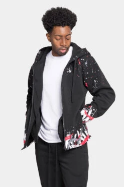 Paint Splatter Fleece Tracksuit -Victorious ST806 BRD 6