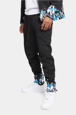 Paint Splatter Fleece Tracksuit -Victorious ST806 BSK 5